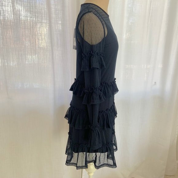 NWT The Fifth Label National Navy Ruffle Dress - Picture 7 of 10